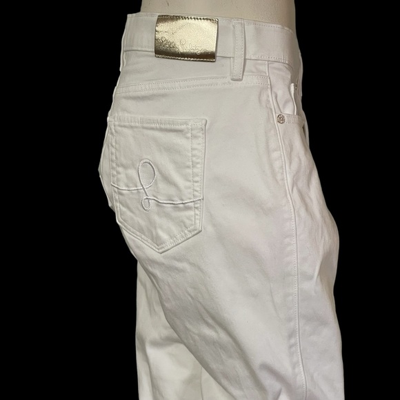 Lilly Pulitzer White Jeans Size 6 - Picture 7 of 16